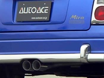 Amazon | AUTOACE ミラジーノ センター出しデュアルマフラー 2WD/4WD