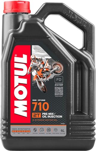 Amazon | MOTUL(モチュール) 710 2T バイク用エンジンオイル 100%化学
