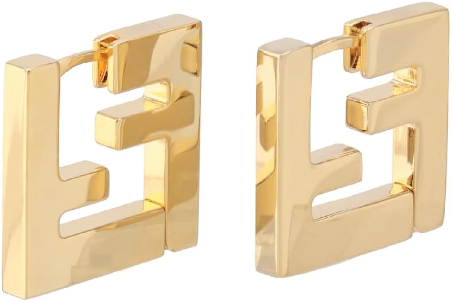 Amazon.co.jp: FENDI(フェンディ) ピアス FFロゴ スクエア