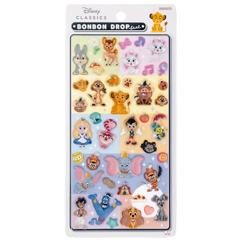 Amazon | サンスター文具 ディズニー シール ボンボンドロップシール
