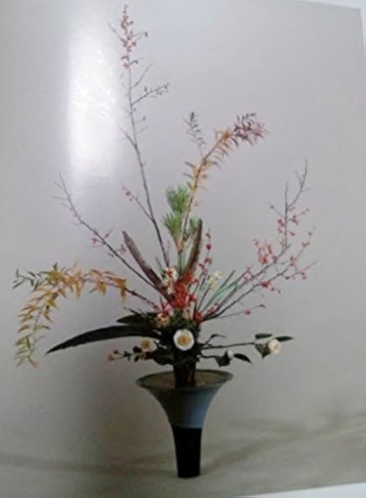 池坊ヒレ耳立華瓶 池坊ヒレ耳立華瓶