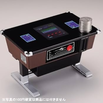 Amazon.co.jp: 遊べる貯金箱 スペースインベーダー テーブル筐体型