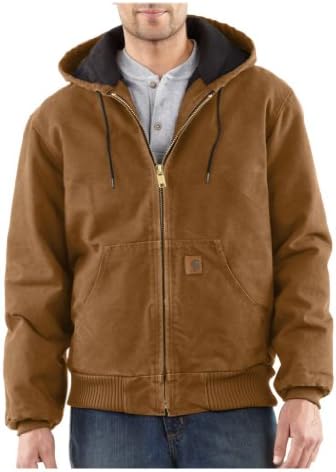 Carhartt Jaqueta masculina grande e alta acolchoada de flanela