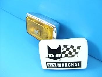 Amazon.co.jp: 1個 メッキ マーシャル 850GT フォグランプ MARCHAL 旧
