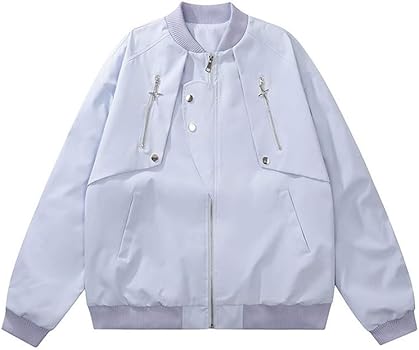 Men's Fairy Grunge Zip Up Jacket Y2k Acubi Vintage Outerwear Dark