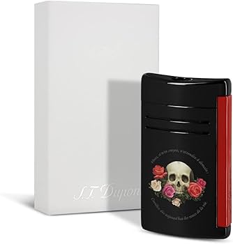 Amazon.com: S.T. Dupont Maxijet Memento Mori Jet Lighter 020394