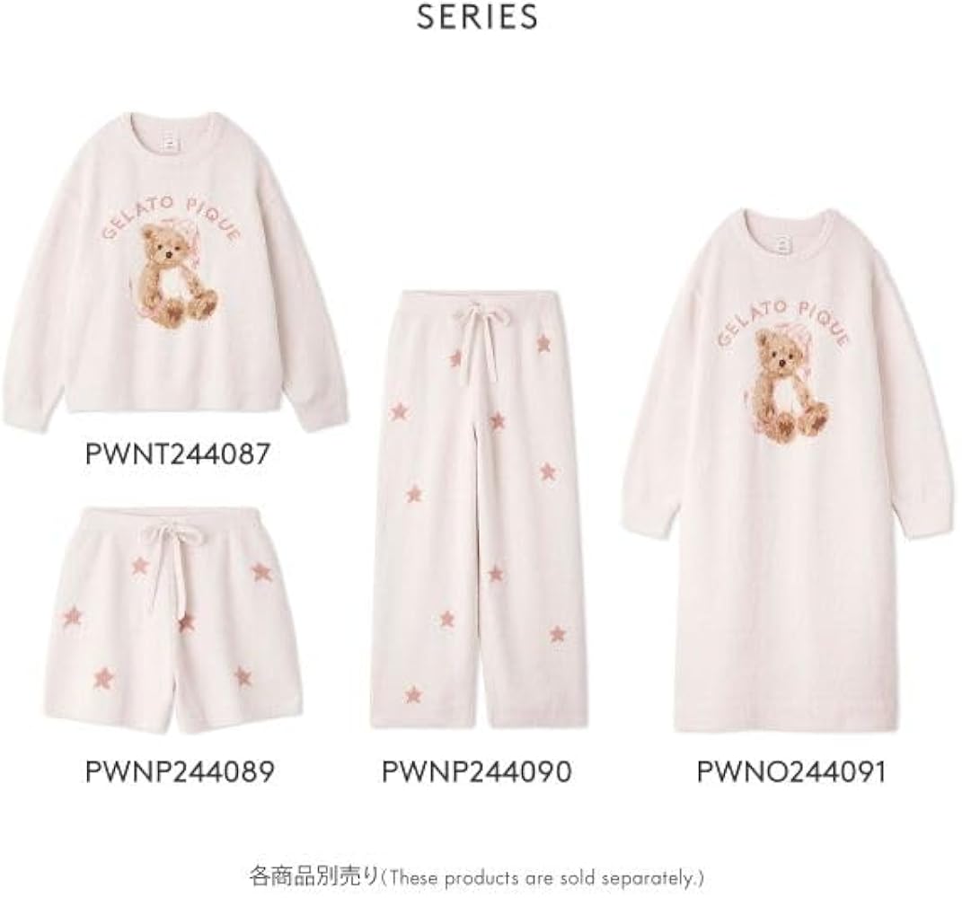 Amazon | ジェラートピケ gelato pique レディース GOOD NIGHT BEAR