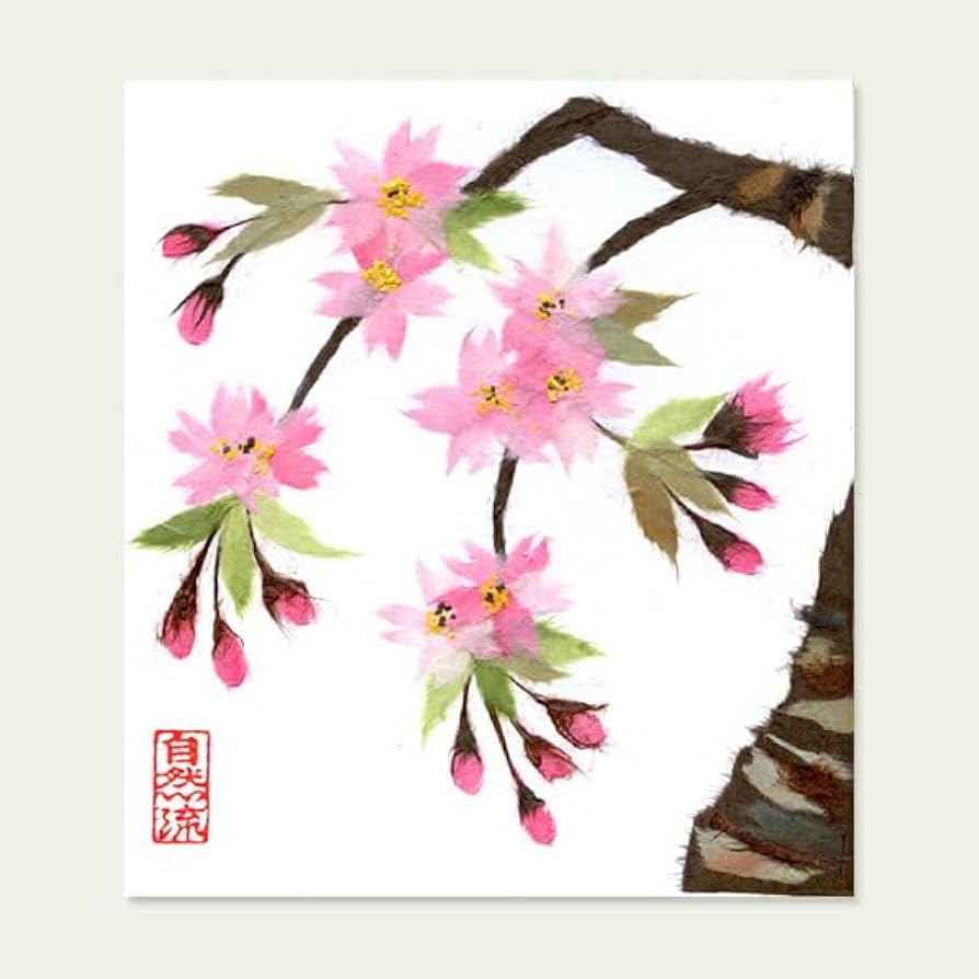Amazon.co.jp: ちぎり絵キット 『和紙ちぎり絵制作セット ミニ色紙