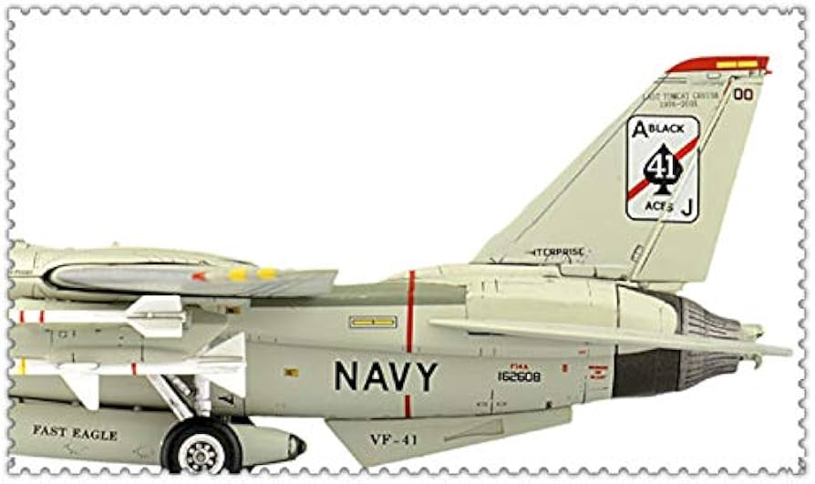 Jc wings F-14A Tomcat VF-41 Black Aces 1/72 diecast plane model