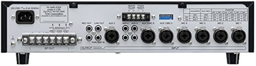 Amazon.co.jp: TOA パワーアンプ120W A-1712 : 家電＆カメラ