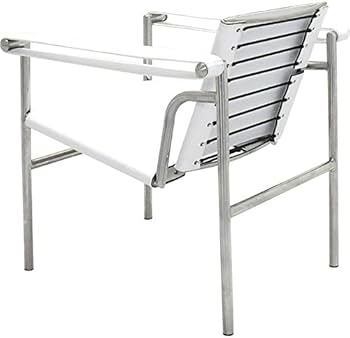 Amazon｜LC1スリングチェア レザー仕様 色ホワイト ルコルビジェによる