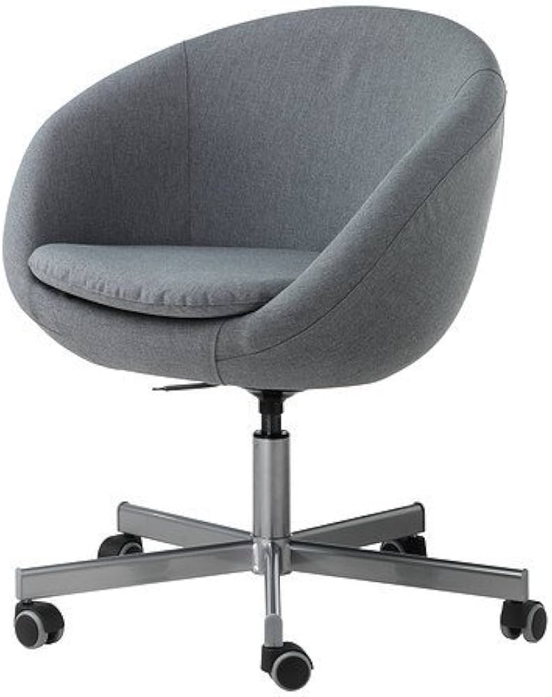 Amazon.co.jp: IKEA(イケア) SKRUVSTA 回転チェア, ヴィースレ グレー