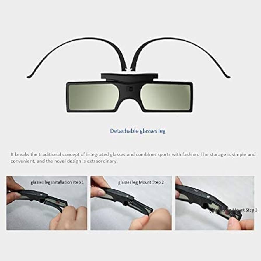 Amazon | Bluetooth互換 アクティブシャッター方式 3Dメガネ