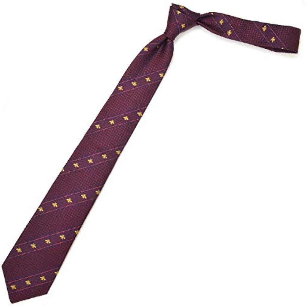 Amazon | GUCCI(グッチ)ネクタイ メンズ ビー（ハチ）ハニーストライプ