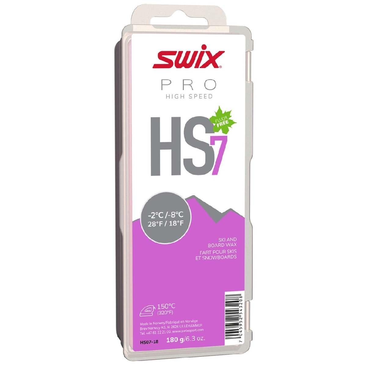 Amazon.com: Swix HS7 Purple High Speed Ski & Snowboard Wax for