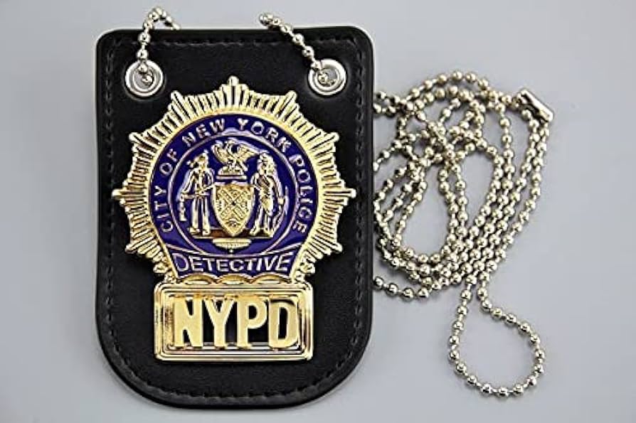 Amazon.co.jp: ホルダー付 NYPD ニューヨーク市警察 NYPD ポリスバッジ