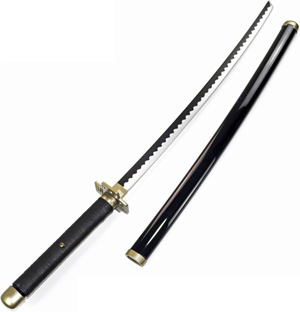 HZYYZH Spada di Legno Ninja Samurai, Katana Cosplay Roronoa Zoro