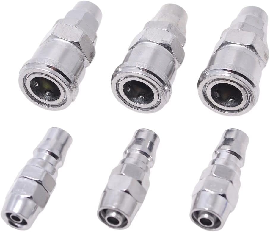 Amazon | ［ムーク］ エアーカプラー 3組セット エアーホースの外径8mm