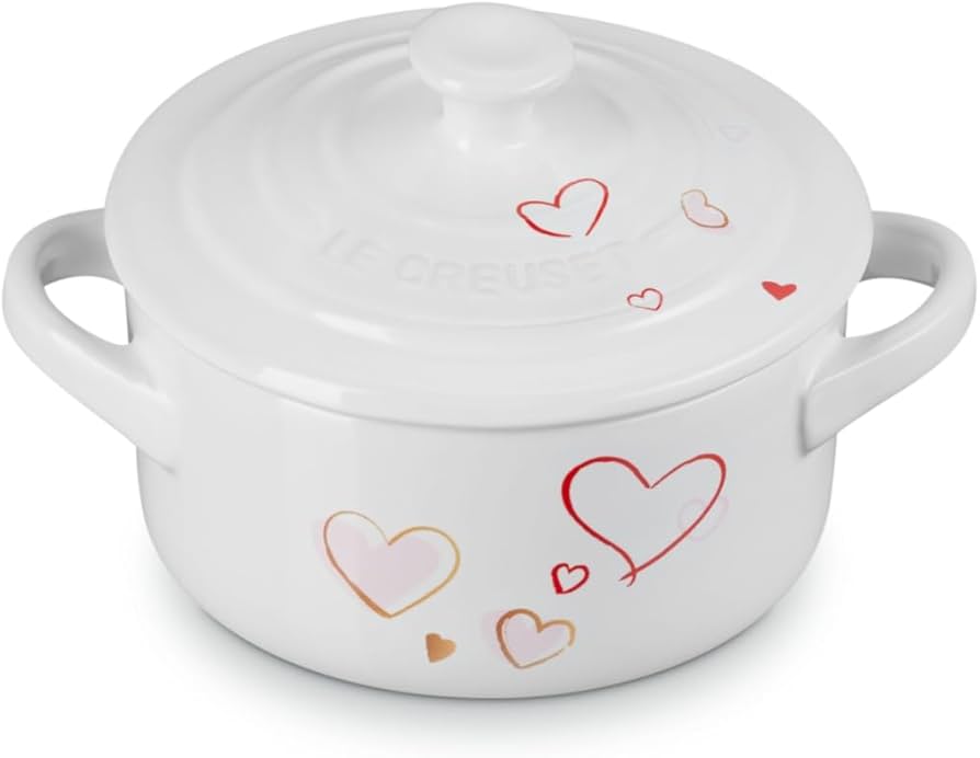 Amazon.com: Le Creuset Mon Coeur Collection Stoneware Classic