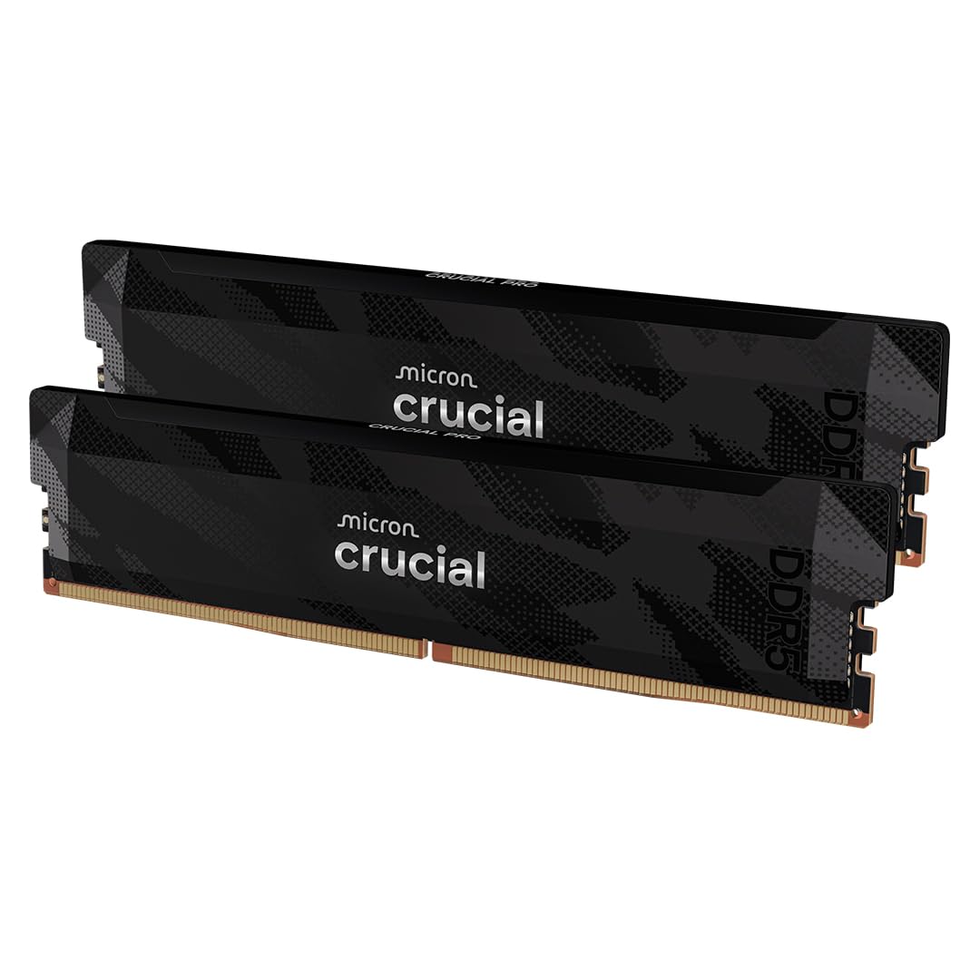 Crucial Kit Pro DDR5 RAM 32GB (2x16GB), 6400MHz CL32, Overclocking