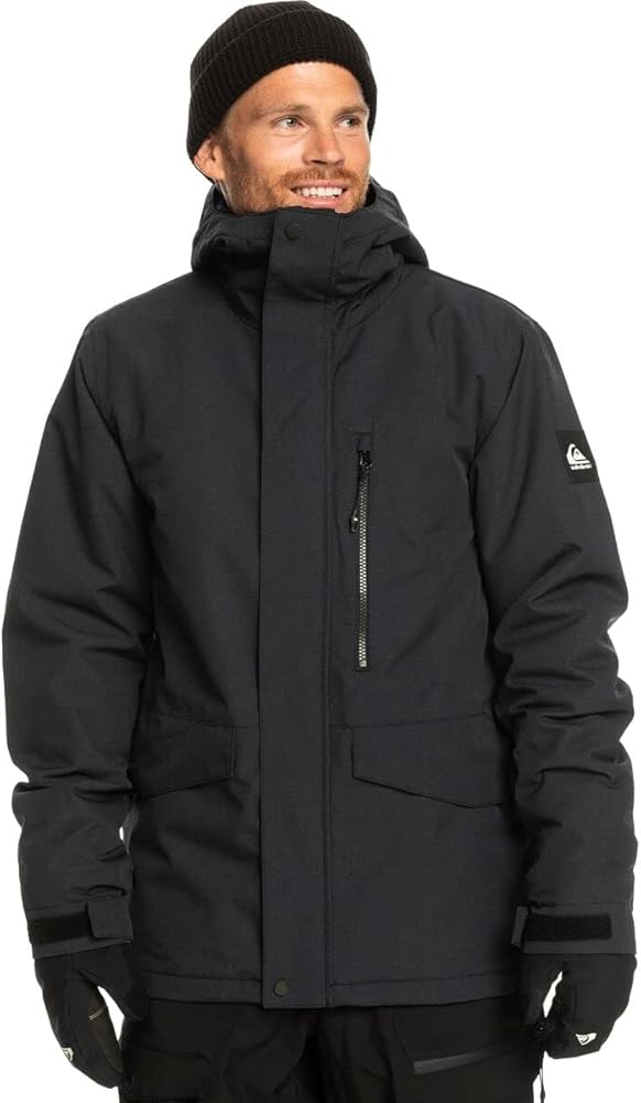 Amazon.co.jp: Quiksilver Snow Mission Solid Jacket True Black SM