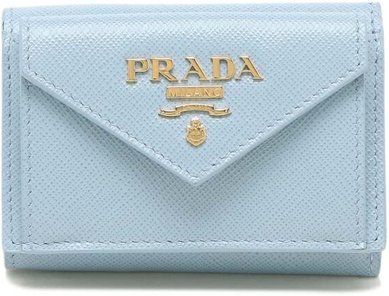 Amazon | [Prada] [プラダ] 三つ折り財布 サフィアーノメタルオロ