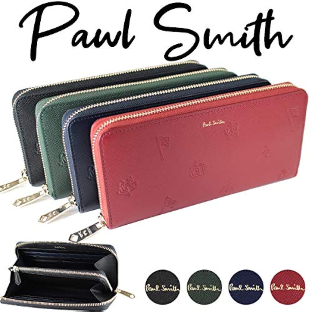 Amazon | ポールスミス 財布 ラウンドファスナー 長財布【Paul Smith
