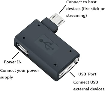 Amazon.com: HOXIBSL OTG Cable Adapter for fire Stick 4K Max,Added