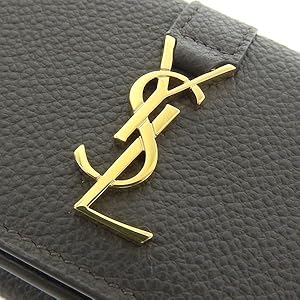 Amazon | [サンローランパリ] 三つ折り 折財布 ミニ財布 レディース