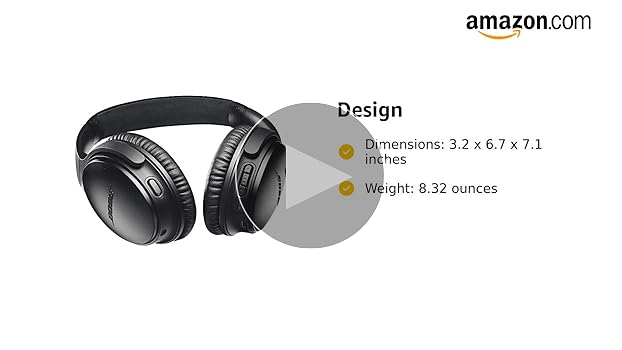 Amazon.com: Bose QuietComfort 35 II 無線藍牙耳機,附Alexa - 黑色