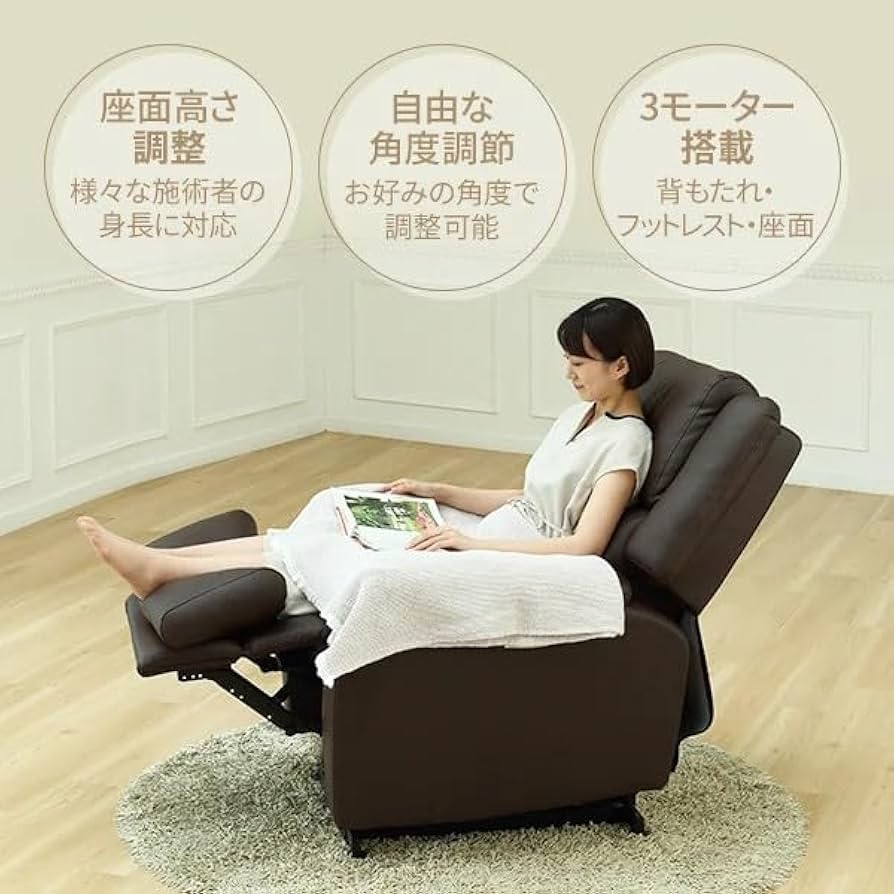 Amazon｜電動昇降 リクライニングチェア T01 グレージュ 垂直昇降 フル
