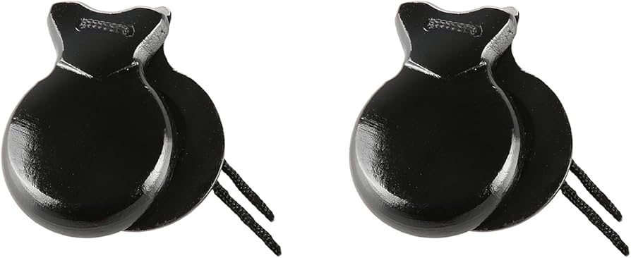 Amazon | 2個 伝統的なフラメンコカスタネット スペインのカスタネット