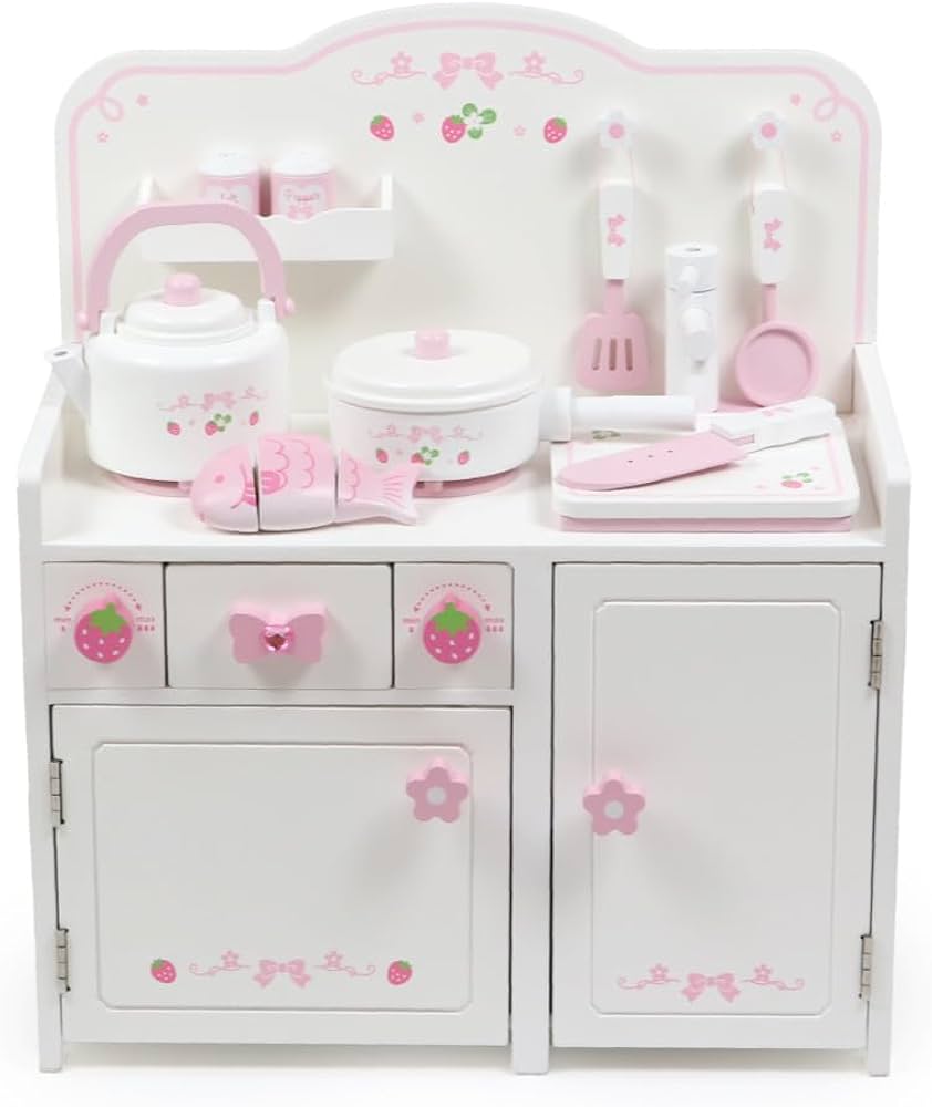 Amazon | おままごとキッチン マザーガーデン 木製 スウィート