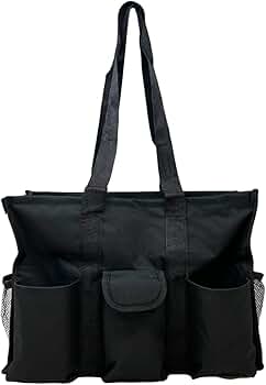 Amazon.com | Lucazzi Utility Tote Bag with Zipper Top - Large