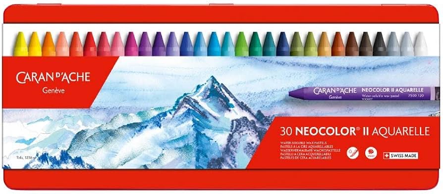 Amazon.com: Caran d'Ache Classic Neocolor II Water-Soluble Pastels