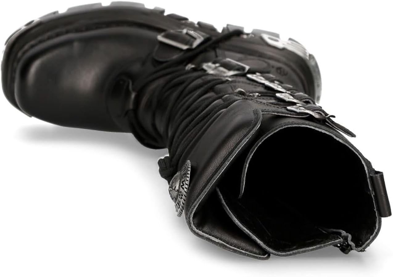 Amazon | New Rock Newrock NR M.373 S1 ブラックブーツ - ユニ