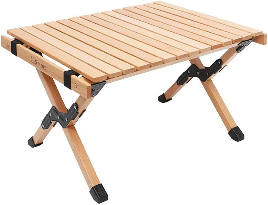 Amazon | S'more(スモア) Woodi Roll Table キャンプ テーブル ウッド