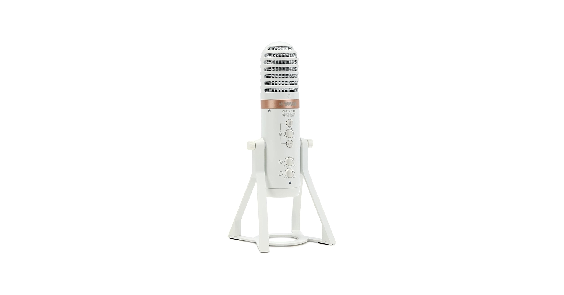 Amazon.com: Yamaha AG01 White USB microphone with integrated high