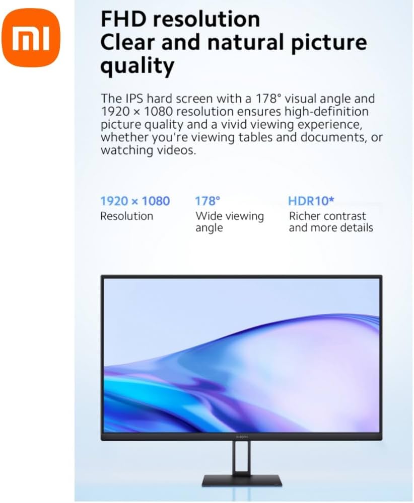 Amazon.com: XIAOMI A27i 27 inch Monitor, 100Hz high Refresh Rate