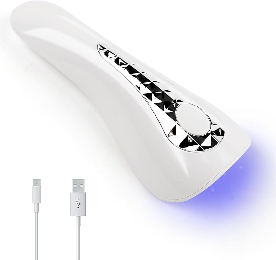 Amazon.co.jp: ネイルライト ハンディ 15W 5LEDs 充電式 ネイル