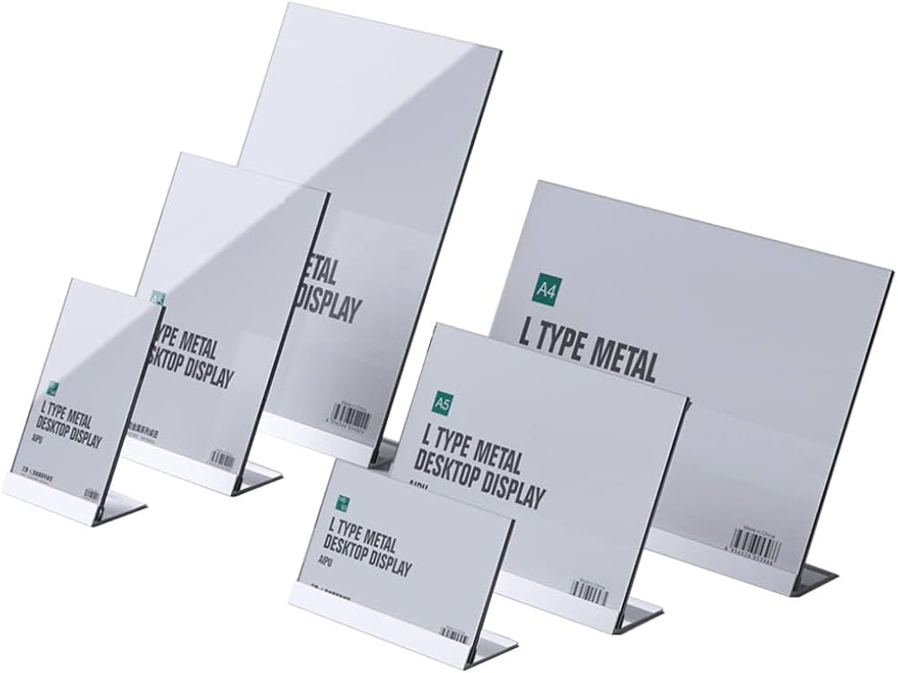 Amazon.co.jp: Haloy サインホルダー メニュースタンド フォトフレーム