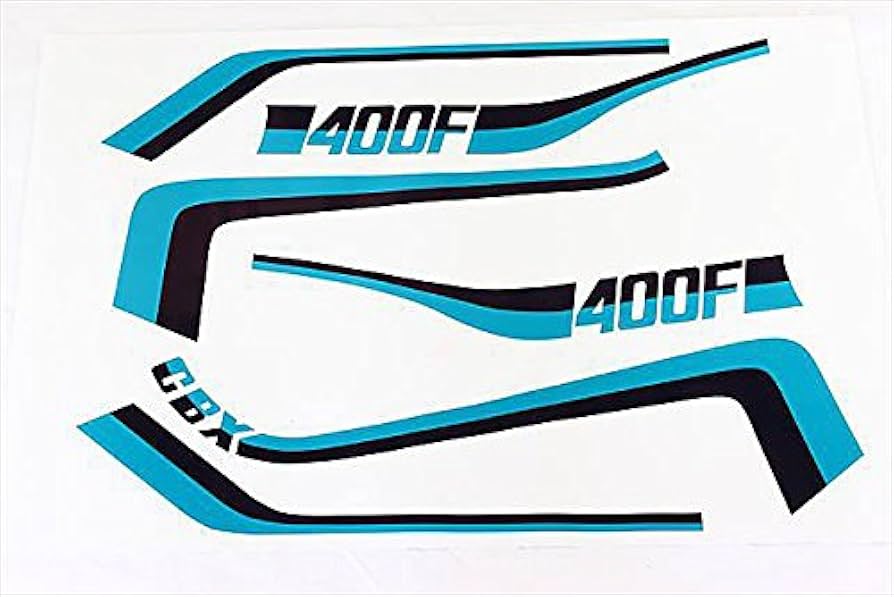 Amazon.co.jp: CBX400F用 550Fタイプ ラインステッカー (青/白) ACP
