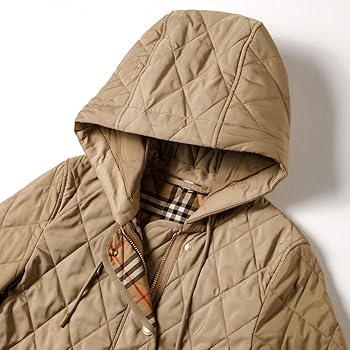 Amazon | [BURBERRY] バーバリー フーテッドコート ダイアモンド
