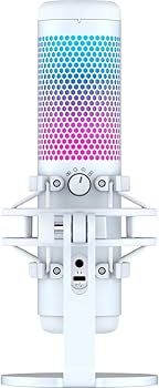 HyperX 519P0AA QuadCast S – RGB USB Condenser Microphone for PC