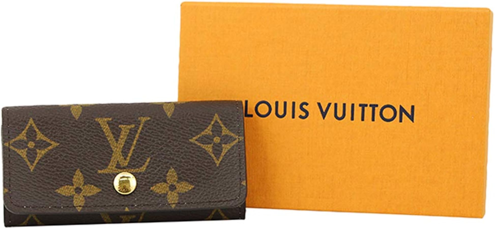 Amazon | [ルイヴィトン] ミュルティクレ4 モノグラム フルリ ブラウン