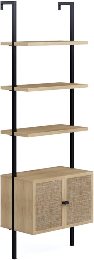 Amazon.com: Nathan James Theo Ladder 3 tier Open Bookshelf with
