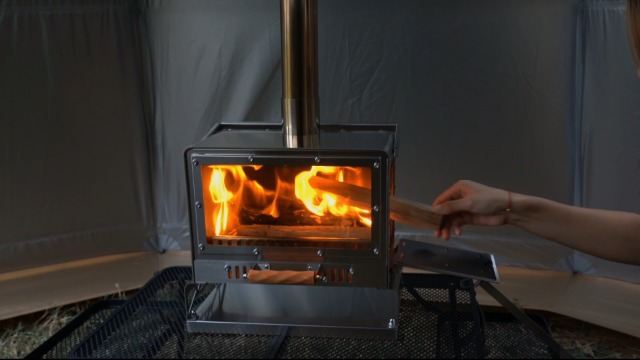 Amazon.co.jp: 3F UL GEAR 薪ストーブ 薪とペレット兼用 二次燃焼