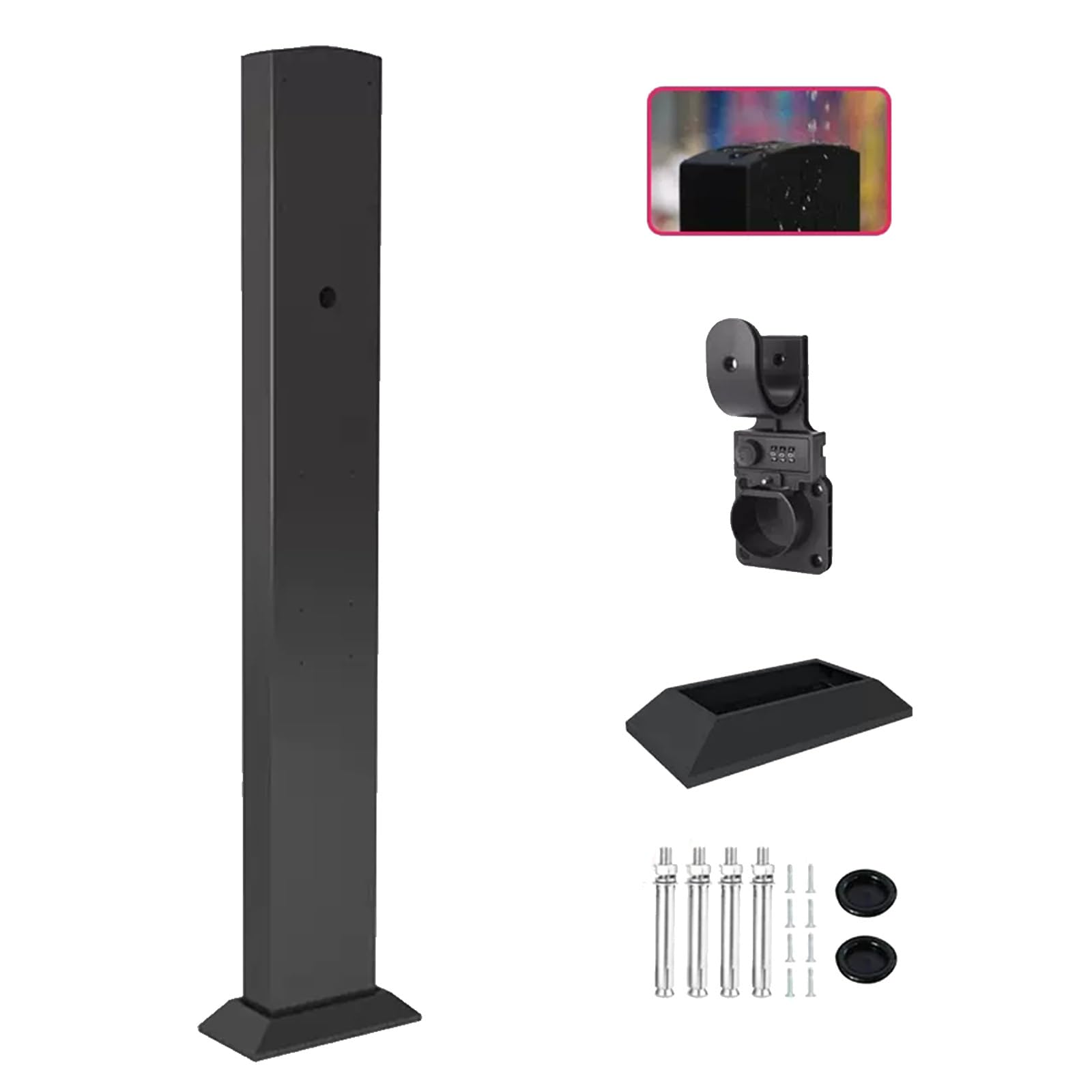 Amazon.co.jp: EV充電器スタンド 、床置き型EV充電台座、EV 充電台座