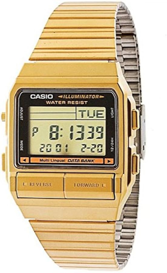 Amazon.co.jp: CASIO カシオ MODEL NO.db380g-1d Data Bank データ