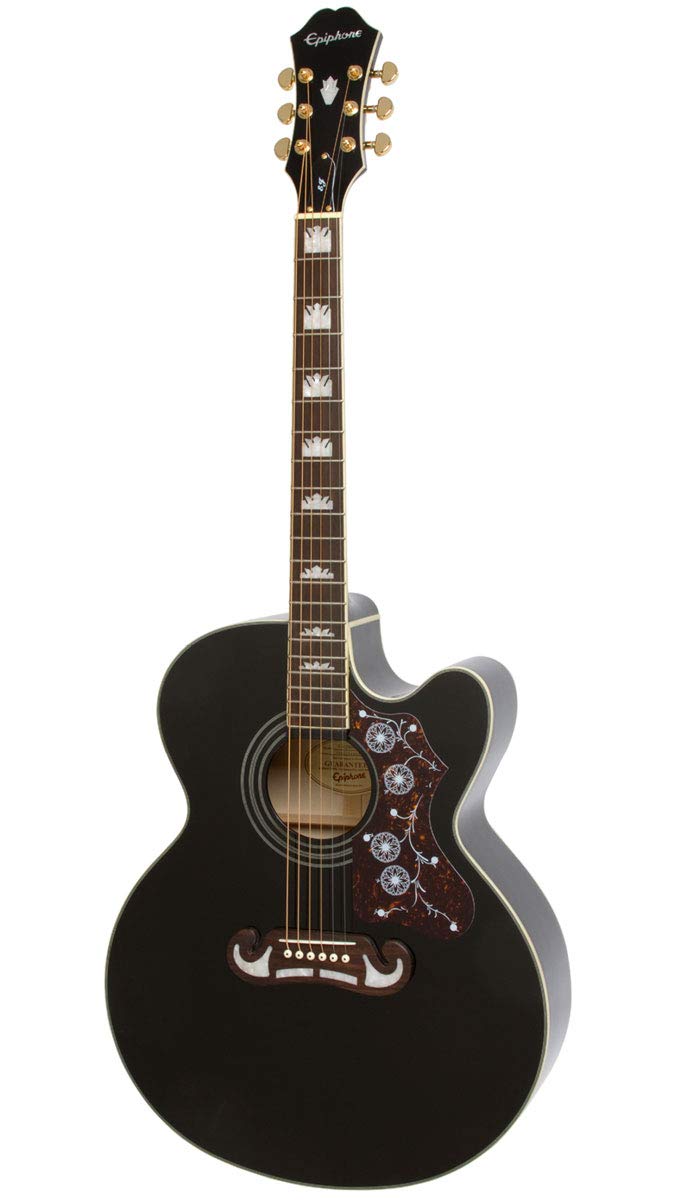 Amazon | Epiphone/J-200EC Studio BK (Black) (EJ-200SCE) エピフォン